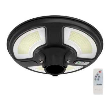 Lámpara solar LED para exteriores con sensor LED/10W/3,2V IP65 4000K 15000 mAh + mando a distancia