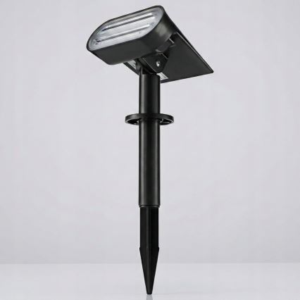 Lámpara solar LED RGB 2 en 1 LED/3,7V 1200 mAh IP54 negra