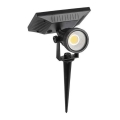 Lámpara solar LED SPIKE LED/2W/5,5V IP65 6400K 1200 mAh