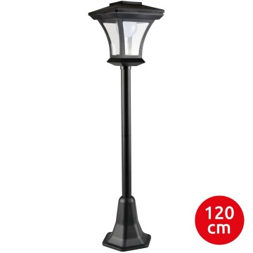 Lámpara solar LED TIRANA LED/1,6W/1,2V 600 mAh IP44 negro