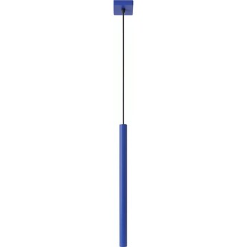 Lámpara suspendida por cable PASTELO 1xG9/8W/230V azul