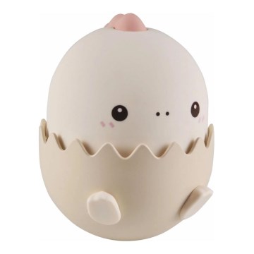 Lámpara táctil regulable LED RGBW para niños BABY DINO LED/0,75W/5V 1200mAh rosa