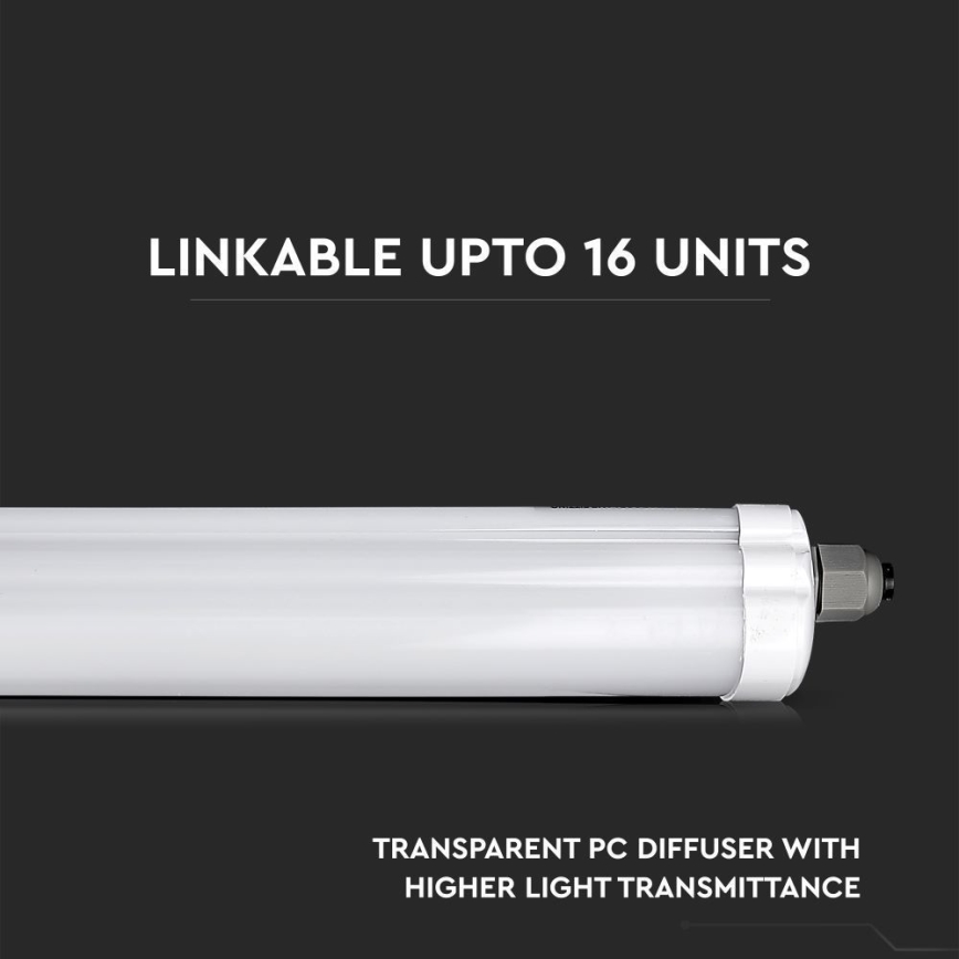 Lámpara técnica LED fluorescente G-SERIES LED/18W/230V 4000K IP65 60 cm