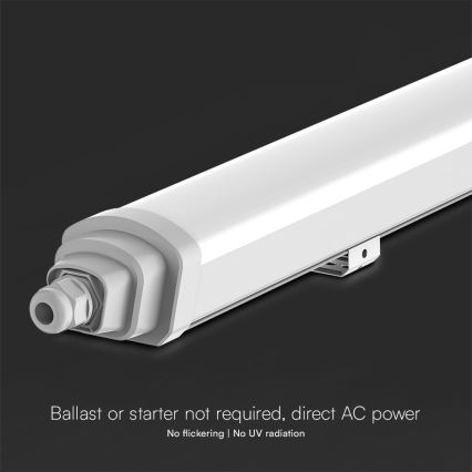 Lámpara técnica LED fluorescente SAMSUNG CHIP LED/18W/230V 6500K IP65 60 cm
