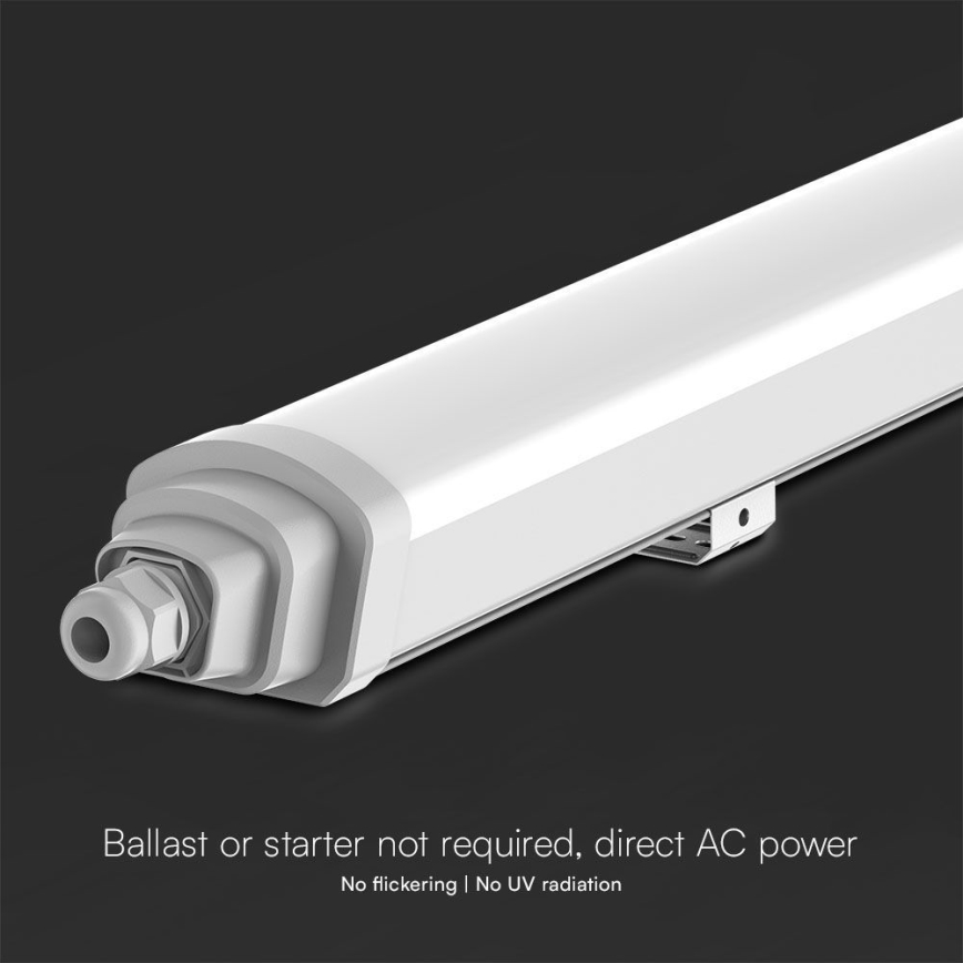 Lámpara técnica LED fluorescente SAMSUNG CHIP LED/18W/230V 6500K IP65 60 cm