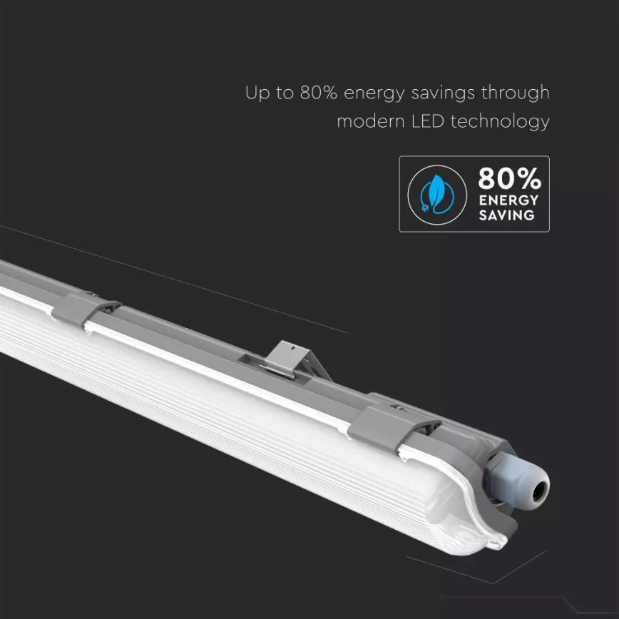Lámpara técnica LED fluorescente T8 1xG13/18W/230V 6400K 120cm IP65