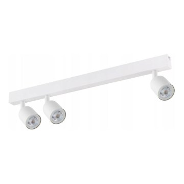 Lámpara tipo spot TOP 3xGU10/10W/230V blanca