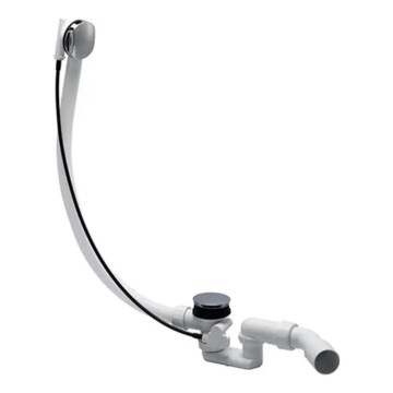 LAUFEN H2951100040001 - Juego de desagüe y rebosadero para bañera PRO, plástico/cromo pulido