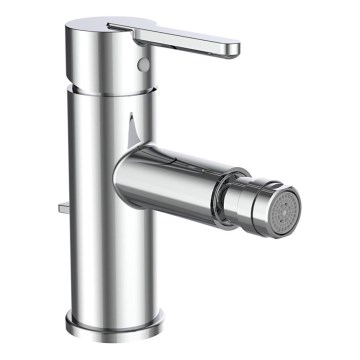 LAUFEN H3410810041141 - Grifo para bidé con desagüe y rebosadero LUA cromo brillante