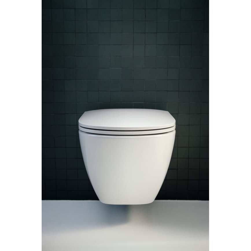LAUFEN H8200804000001 - Inodoro suspendido LUA cerámica/blanca