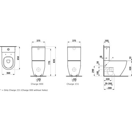 LAUFEN H8259624000001 - Inodoro PRO cerámica/blanco