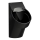 LAUFEN H8402860200001 - Urinario con sensor VAL 230V, entrada trasera, desagüe trasero, cerámica/negro brillante