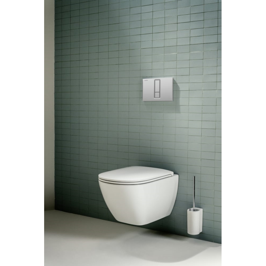 LAUFEN H8660800000001 - Inodoro suspendido LUA cerámica/blanco + asiento de inodoro SoftClose LUA duroplástico/blanco