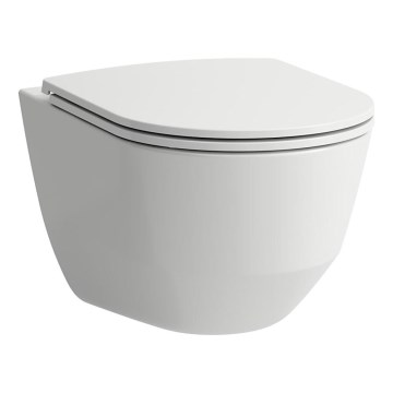 LAUFEN H8669530000001 - Inodoro suspendido PRO cerámica/blanco + asiento de inodoro SoftClose PRO duroplástico/blanco