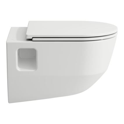 LAUFEN H8669540000001 - Inodoro suspendido PRO cerámica/blanco + asiento SoftClose PRO duroplástico/blanco