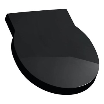 LAUFEN H8942820200001 - Tapa para urinario SoftClose VAL, duroplástico, negro brillante