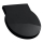 LAUFEN H8942820200001 - Tapa para urinario SoftClose VAL, duroplástico, negro brillante