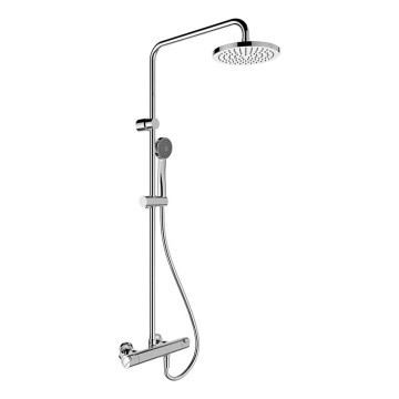 LAUFEN HF500957100600 - Juego de ducha con grifo termostático CITYPRO cromo brillante
