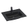 Lavabo empotrado LILLESNAD 61x46cm cerámica/negro