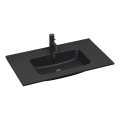 Lavabo encastrado LILLESNAD 81x46cm cerámica/negro