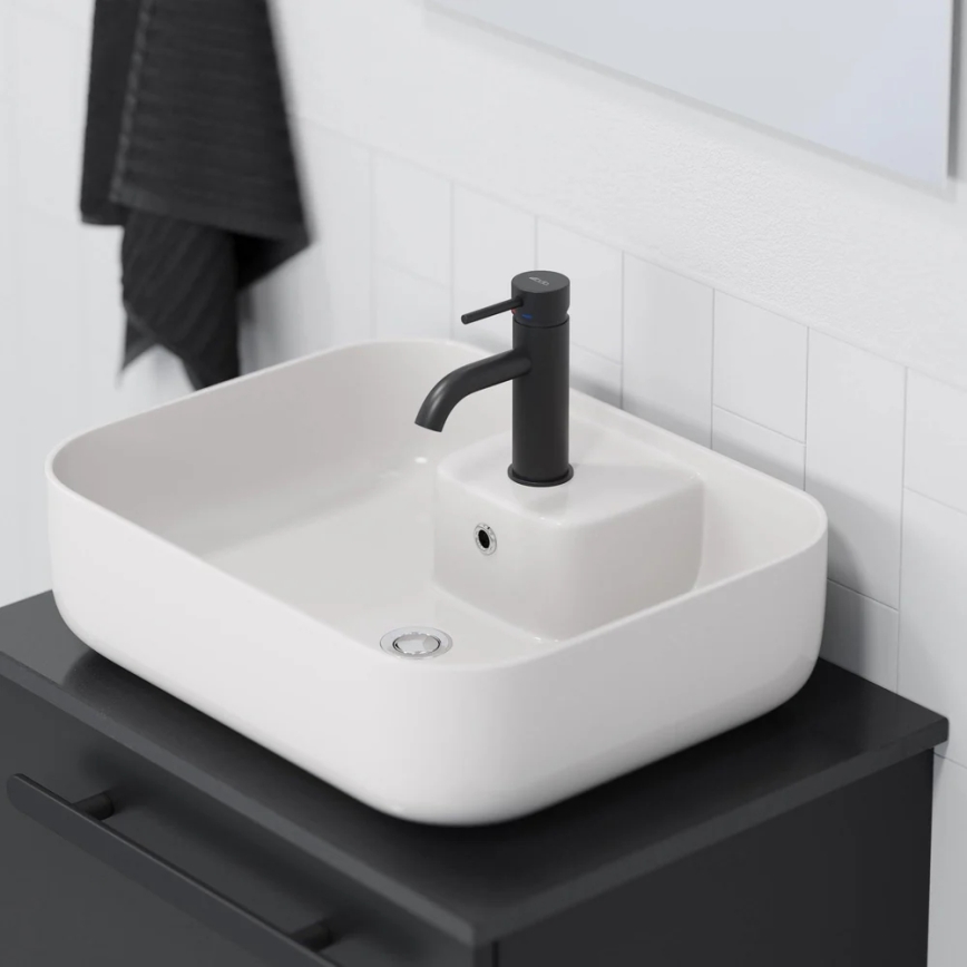 Lavabo sobre encimera KRISTIANSAND 51x40cm cerámica/blanca