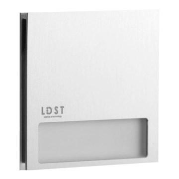 LDST AL-01-SS-BZ5 - Lámpara LED para escaleras ALEX 5xLED/1,2W/230V cromo mate 6500K