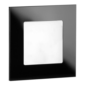 LDST AN-01-CB-BC9 - Lámpara LED para escaleras ANGEL 9xLED/1,2W/230V negro brillante 3500K