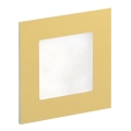 LDST AN-01-SZ-BZ9 - Iluminación LED para escaleras ANGEL 9xLED/1,2W/230V dorado 6500K