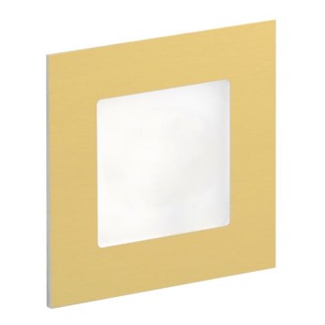 LDST AN-01-SZ-BZ9 - Iluminación LED para escaleras ANGEL 9xLED/1,2W/230V dorado 6500K