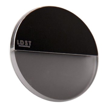 LDST RO-01-CB-BZ4 - Iluminación LED para escaleras ROBIN 4xLED/1,2W/230V negro