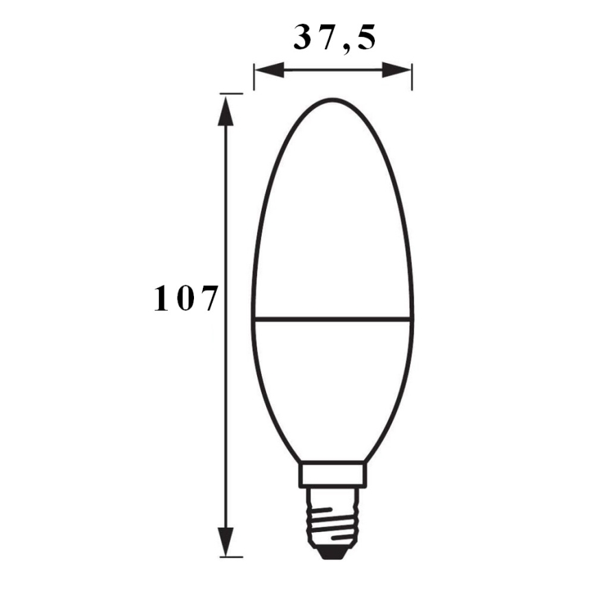 LED Bombilla regulable SMART+ E14/5W/230V 2700K Wi-Fi - Ledvance