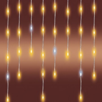 LED Cadena de luces de Navidad para exterior 1200xLED/230V 25x0,56 m IP44 blanco cálido/blanco frío