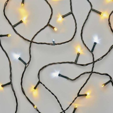 LED Cadena de luces navideña para exterior 80xLED/13m IP44 blanco cálido/frío