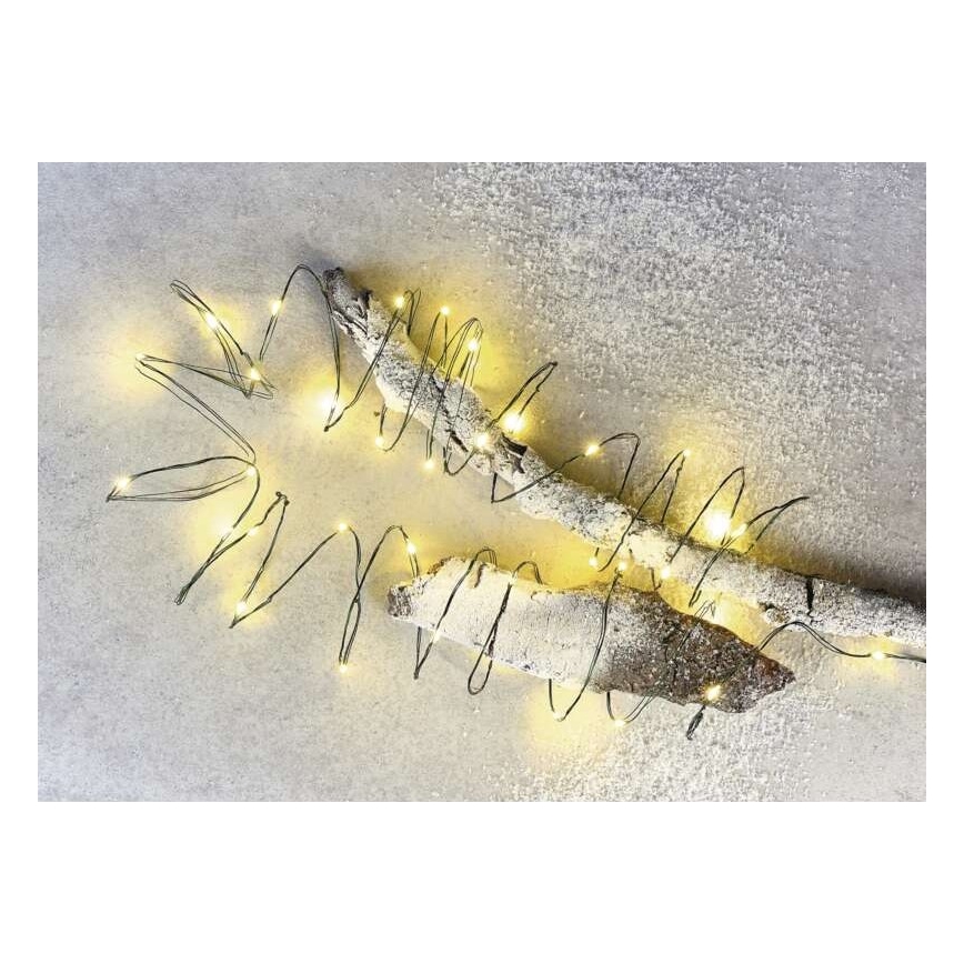 LED Cadena de luces navideñas para exterior 150xLED/20m IP44 blanco cálido