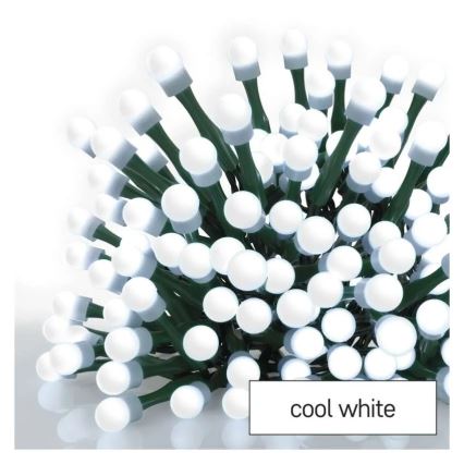 LED Cadena de Navidad 300xLED/8 funciones 35m blanco frío