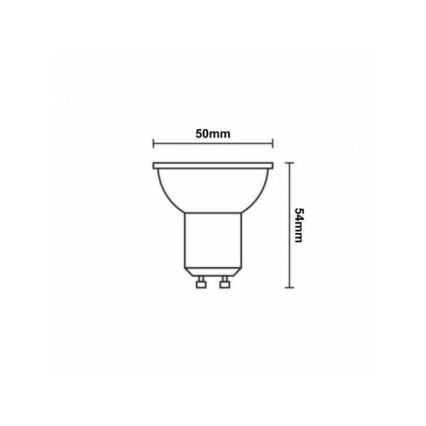 LED Cerámico bombilla GU10/9,5W/230V 3000K