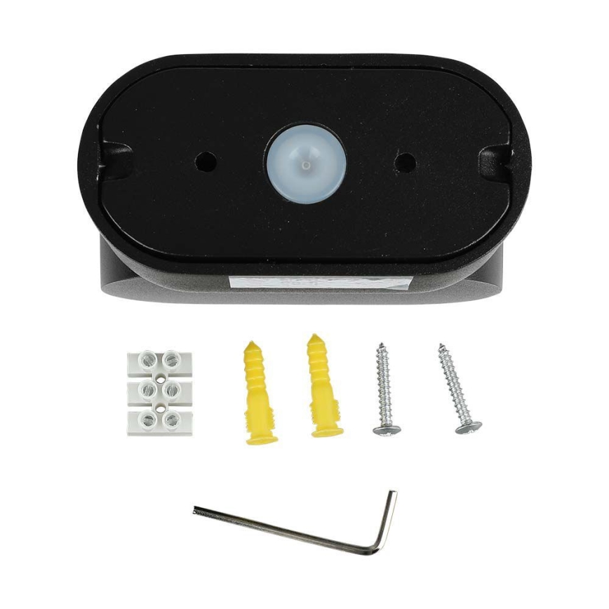 LED de exterior flexible aplique LED/5W/230V 3000K IP65 negro