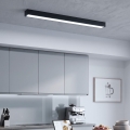 LED de montaje en superficie/lámpara colgante con cable LED/44W/230V 6000K 120 cm negro
