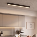 LED de superficie/colgante con cable LED/44W/230V 3000K 120 cm negra