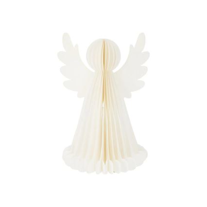 LED decoración navideña 12xLED/3xAA 38 cm blanco cálido ángel