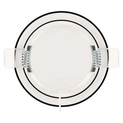 Lámpara empotrada LED para baño LORI LED/4,5W/230V IP65 2700/4000K Ø 8,5 cm negra