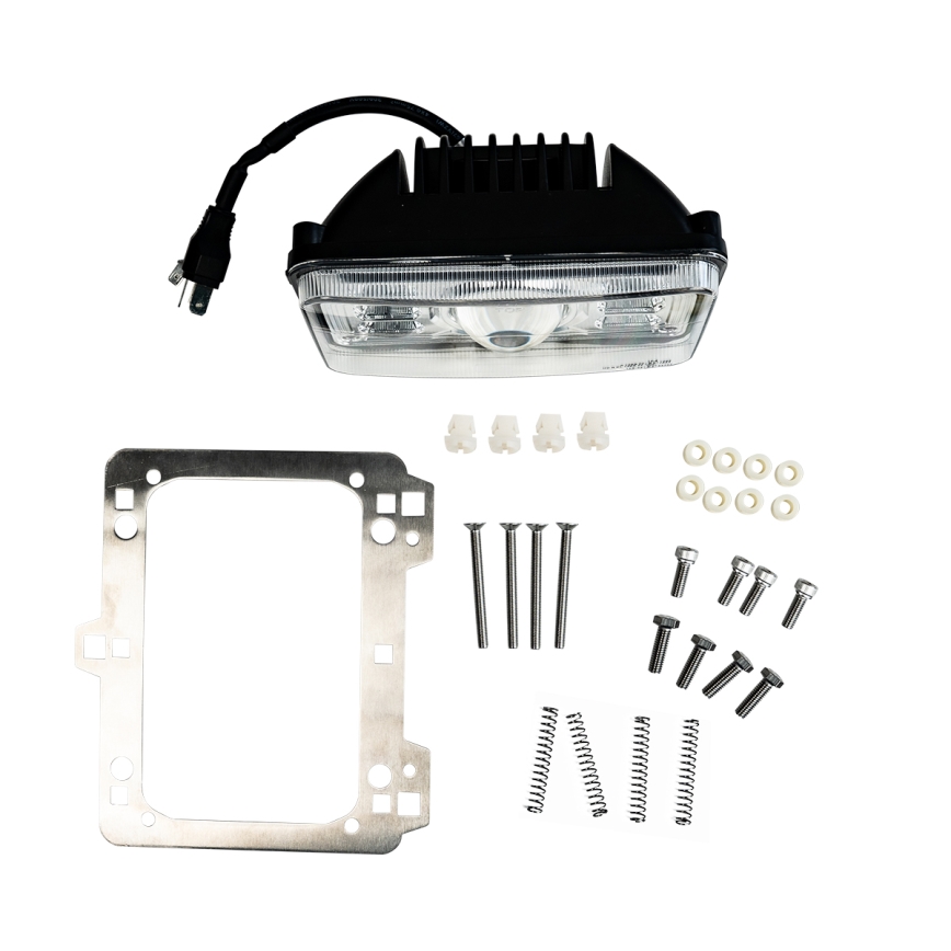 LED Faro delantero para tractor LED/69W/10-30V IP69 5700K rectangular