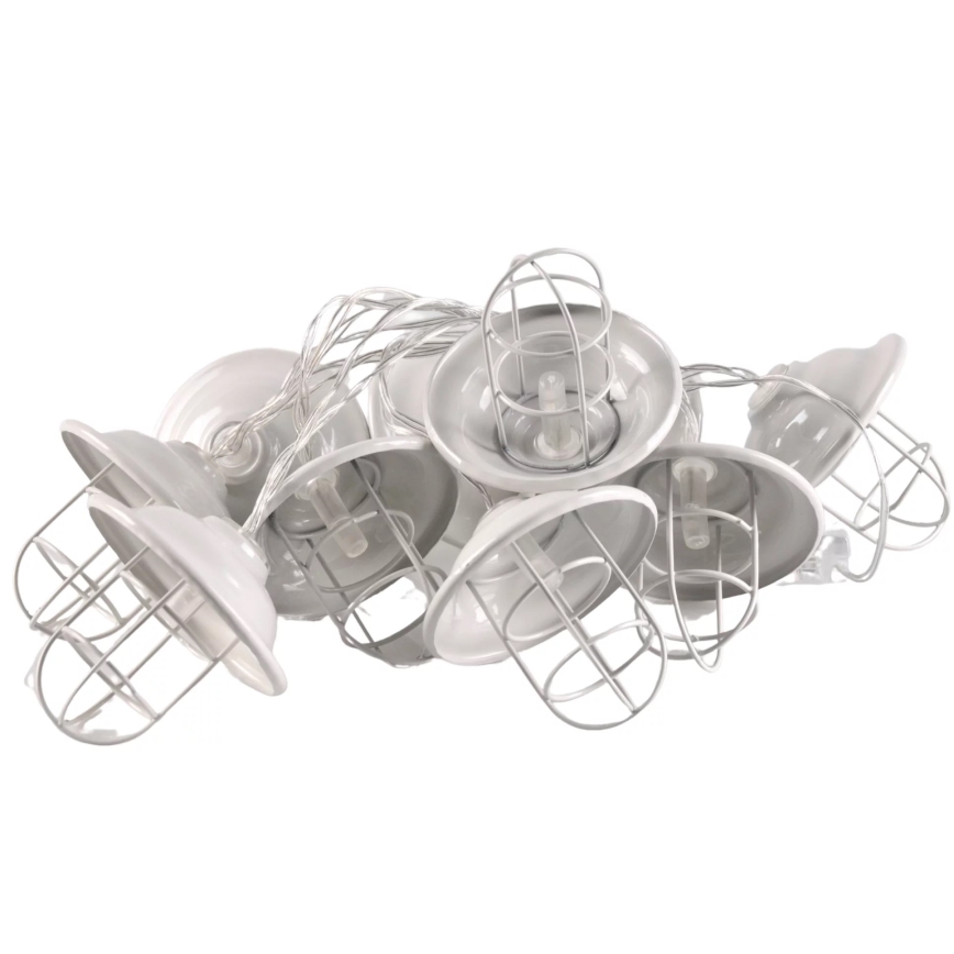 LED Iluminación decorativa exterior LOFT 10xLED/2xAA