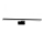 LED Iluminación para espejo de baño SHINE BLACK LED/15W/230V 80 cm IP44 negra