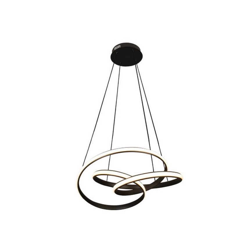 Lámpara colgante LED regulable suspendida por cable LED/85W/230V 3000-6500K Ø 49 cm + control remoto