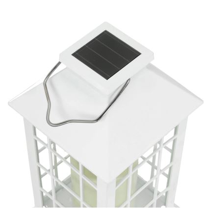 LED Lámpara colgante solar LED/0,02W/1,2V 1xAA 2700K IP44 200 mAh blanco