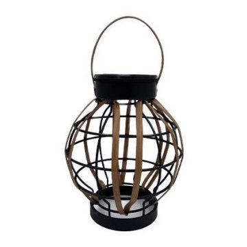 LED Lámpara colgante solar LED/0,1W/1,2V diá. 15 cm 600 mAh IP44