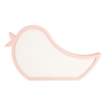LED Lámpara de escritorio infantil BIRD LED/12W/230V rosa