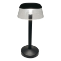 LED Lámpara de mesa táctil recargable y regulable LED/3W/5V 3000-6000K 1800 mAh negro
