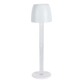 LED Lámpara de mesa táctil recargable y regulable LED/3W/5V 3000K 1800 mAh blanco